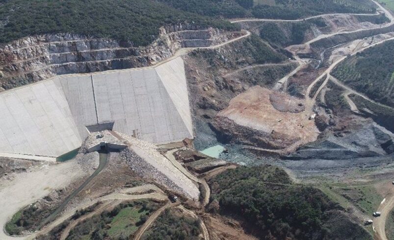 Yeşildere Barajı su tutmaya başladı