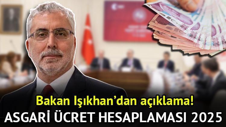 OCAK 2025 ASGARİ ÜCRET ZAMMI HESAPLAMASI (TAHMİNİ) | Yeni yılda net ve brüt asgari ücret zammı ne kadar, yüzde kaç olacak? Asgari ücret toplantı zamanı yaklaştı: Bütün senaryolar masada… Bakan Işıkhan’dan mühim izahat