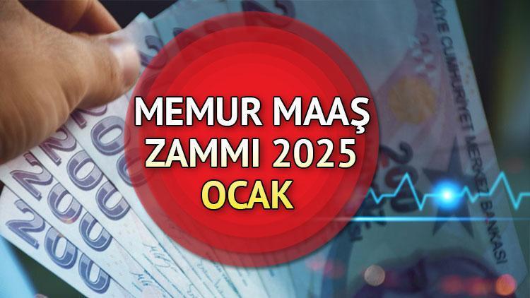 YILBAŞI MEMUR MAAŞ ZAMMI 2025 OCAK HESAPLAMA TABLOSU ( TEK TEK ORANLAR): En düşük işyar maaşı ne kadar olacak? Ocak ayı işyar zammı payı yüzde kaç olacak?